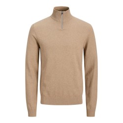 блуза,мъжки,пуловери,jj,rebel,callum,half,zip,sweater,crockery,melange,(beige)