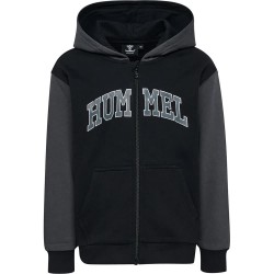блуза,детски,блузи,hummel,alvin,full,zip,sweatshirt,black