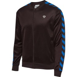 блуза,мъжки,пуловери,hummel,archive,regular,poly,full,zip,sweatshirt,brown