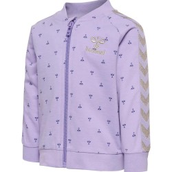 блуза,детски,блузи,hummel,beesy,full,zip,sweatshirt,purple