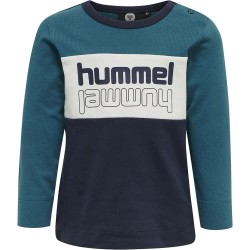 тениска,детски,тениски,hummel,bolt,long,sleeve,t,shirt,blue,(blue,coral)