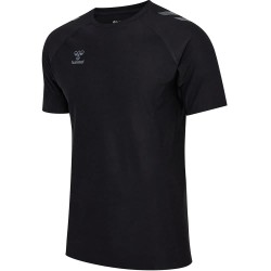 тениска,мъжки,тениски,hummel,cima,2.0,short,sleeve,t,shirt,black,melange,(black)