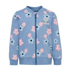 блуза,детски,блузи,hummel,rinna,full,zip,sweatshirt,blue,(faded,denim)