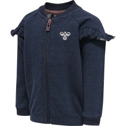 блуза,детски,блузи,hummel,twinkle,full,zip,sweatshirt,blue,(black,iris)