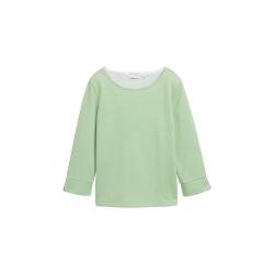 блуза,дамски,блузи,tom,tailor,1045521,structured,sweatshirt,green,(green,structure)