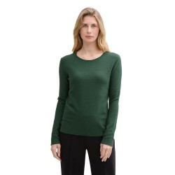 блуза,дамски,пуловери,дамски,плетени,дрехи,tom,tailor,knit,structured,striped,sweater,explorer,green,(green)