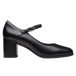 обувки,дамски,обувки,clarks,shoes,freva55,strap,heel,shoes,black