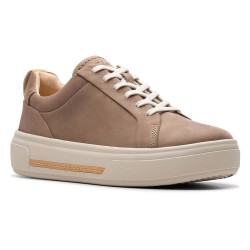 обувки,дамски,маратонки,clarks,shoes,hollyhock,walk,trainers,brown,(pebble,combination)