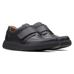 Обувки Clarks shoes Un Abode Strap shoes - Black (Black Leather) обувки,мъжки,обувки,clarks,shoes,un,abode,strap,shoes,black,(black,leather)