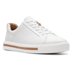 Обувки Clarks shoes Un Maui Lace trainers - White (White Leather) обувки,мъжки,маратонки,дамски,маратонки,clarks,shoes,un,maui,lace,trainers,white,(white,leather)