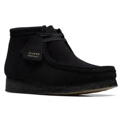 Обувки Clarks shoes Wallabee boots - Black (Black Suede) обувки,дамски,боти,дамски,високи,обувки,за,ходене,clarks,shoes,wallabee,boots,black,(black,suede)