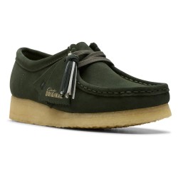 обувки,дамски,обувки,clarks,shoes,wallabee,shoes,green,(forest,green,suede)