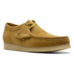 Обувки Clarks shoes Wallabee shoes - Yellow / Brown (Oakmoss Suede) обувки,мъжки,обувки,clarks,shoes,wallabee,shoes,yellow,brown,(oakmoss,suede)