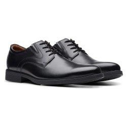 обувки,мъжки,обувки,clarks,shoes,whiddon,plain,shoes,black,(black,leather)