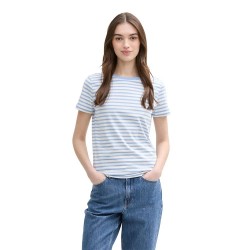 тениска,дамски,тениски,tom,tailor,modern,stripe,short,sleeve,t,shirt,blue,(white,light,blue,stripe)