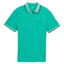 мъжки,блузи,с,яка,tom,tailor,print,short,sleeve,polo,peacock,green,(green)