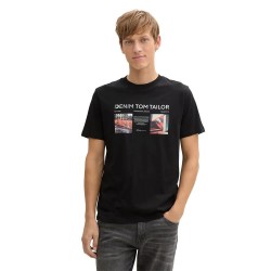 тениска,мъжки,тениски,tom,tailor,1045039,photo,print,short,sleeve,t,shirt,black