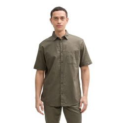 риза,с,къс,ръкав,мъжки,ризи,tom,tailor,1045098,short,sleeve,shirt,smokey,olive,green,(green)