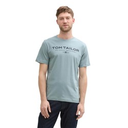 тениска,мъжки,тениски,tom,tailor,cotton,logo,print,short,sleeve,t,shirt,grey,mint,(grey)