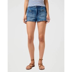 Къси панталони Wrangler 112362706 5 Pocket Cowboy denim shorts - Moonlite Haze къси,панталони,дамски,панталони,wrangler,112362706,5,pocket,cowboy,denim,shorts,moonlite,haze