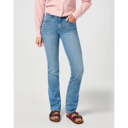 дънки,дамски,панталони,wrangler,5,pocket,bootcut,jeans,blue,(stelth)