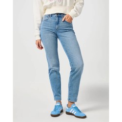 дънки,дамски,панталони,wrangler,5,pocket,straight,fit,jeans,blue