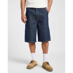 къси,панталони,мъжки,панталони,lee,carpenter,skater,loose,fit,denim,shorts,blue