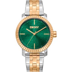 часовник,часовници,dkny,chambers,maxi,36,mm,watch,silver,grey,yellow,gold,bottle,green,mineral,(golden)