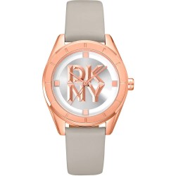 часовник,часовници,dkny,chambers,midi,34,mm,watch,silver,grey,rose,gold,mineral,(orange)