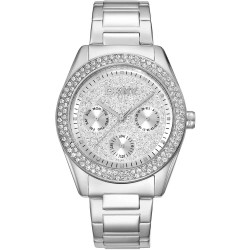часовник,часовници,dkny,chambers,multi,glitz,36,mm,watch,silver,grey,glitter,silver,grey,mineral,(silver)