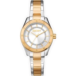 часовник,часовници,dkny,chambers,sport,30,mm,watch,silver,grey,yellow,gold,silver,grey,mineral,(golden)