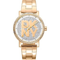 часовник,часовници,dkny,soho,logo,36,mm,watch,yellow,gold,silver,grey,mineral,(golden)