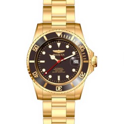 часовник,часовници,invicta,pro,diver,40,mm,watch,yellow,gold,metal,black,hardlex,(golden)
