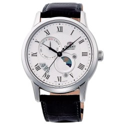 часовник,часовници,orient,watches,classic,sun,&,moon,43,mm,watch,silver