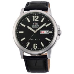 часовник,часовници,orient,watches,contemporary,conmuter,42,mm,watch,black,black,mineral,(silver)