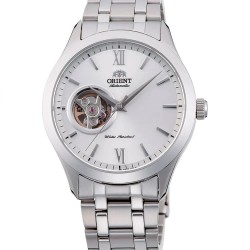 часовник,часовници,orient,watches,contemporary,open,heart,39,mm,watch,silver,grey,light,grey,mineral,(silver)