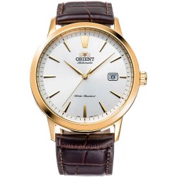 часовник,часовници,orient,watches,contemporary,symphony,iii,42,mm,watch,golden,(chocolate,brown,light,grey,mineral)