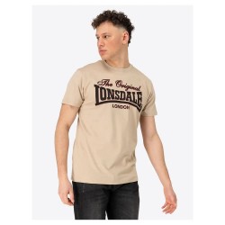 тениска,мъжки,тениски,lonsdale,cotha,short,sleeve,t,shirt,beige,(sand,black,red)