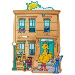 раница,раници,loungefly,sesame,street,backpack,brown