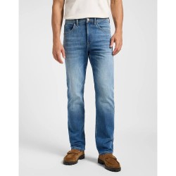 дънки,мъжки,панталони,lee,brooklyn,straight,fit,jeans,blue,(highland)
