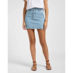 пола,дамски,поли,и,рокли,lee,double,seamed,mini,denim,skirt,minor,key,(blue)