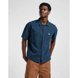 риза,с,къс,ръкав,мъжки,ризи,lee,mechanic,short,sleeve,shirt,rivet,navy,(blue)