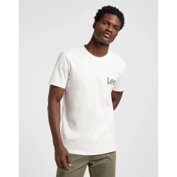 тениска,мъжки,тениски,lee,medium,wobbly,short,sleeve,t,shirt,ecru,(white)