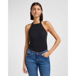 тениска,дамски,тениски,lee,open,back,halter,sleeveless,t,shirt,black,(unionall,black)