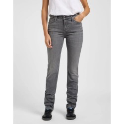 дънки,дамски,панталони,lee,marion,straight,fit,jeans,aged,silver,(grey)
