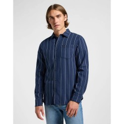 риза,с,дълъг,ръкав,мъжки,ризи,lee,mercantile,long,sleeve,shirt,mood,indigo,(blue)