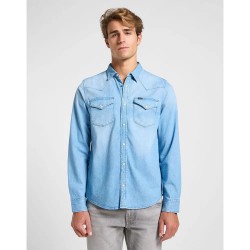 риза,с,дълъг,ръкав,мъжки,ризи,lee,regular,western,long,sleeve,shirt,blue,(starlight,wash)