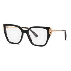 Chopard VCH402S Geometric woman glasses - Shiny Black очила,chopard,vch402s,geometric,woman,glasses,shiny,black