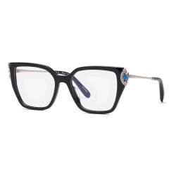 Chopard VCH402S Geometric woman glasses - Black (Shiny Black K) очила,chopard,vch402s,geometric,woman,glasses,black,(shiny,black,k)