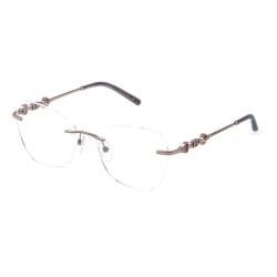 очила,escada,vesf38,geometric,woman,glasses,shiny,satin,red,gold,(silver)